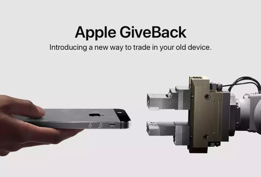 Apple Trade In ou Apple GiveBack.