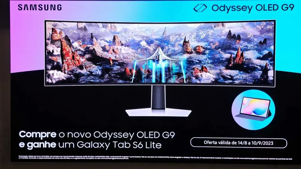 Odyssey OLED G9 - promoção.