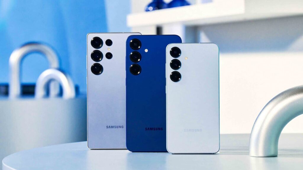 Linha Galaxy S25.